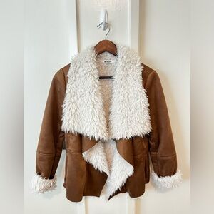 hi! selling a faux fur jacket by BB Dakota